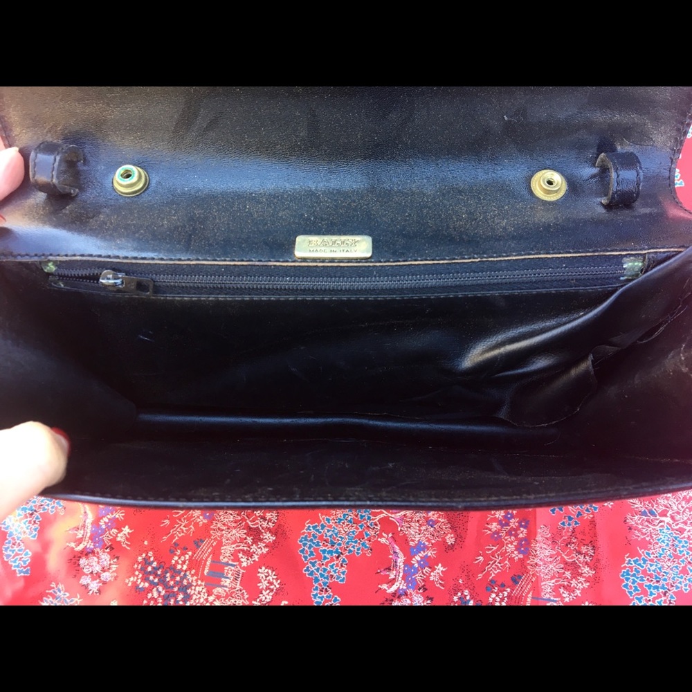 Women’s BALLY Black Leather Clutch - Picture 6 of 6